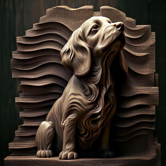 3D модель Дизельная собака знаменитое животное (STL)
